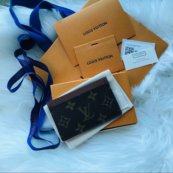 NEW LOUIS VUITTON Card Case Card Holder - Picture 3 of 13
